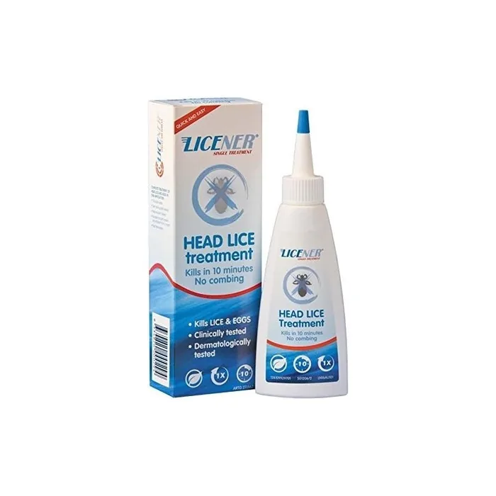 Licener Anti Lice Shampoo Single Treatment Eliminates Lice and Lice Eggs 100ml