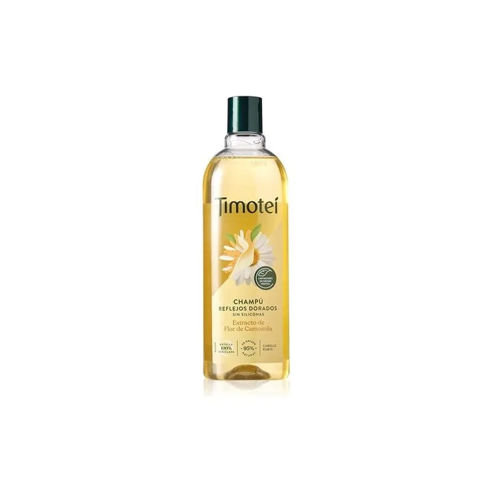 Timotei Golden Highlight Shampoo For Blonde Hair With Chamomile Flower Extract 400ml
