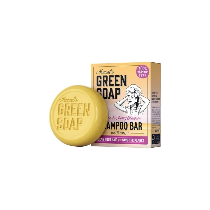 Marcel's Green Soap Shampoo Bar Vanilla & Cherry Blossom