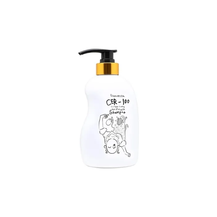 Elizavecca Cer-100 Collagen Coating Hair A+ Muscle Shampoo 16.9 Fl Oz