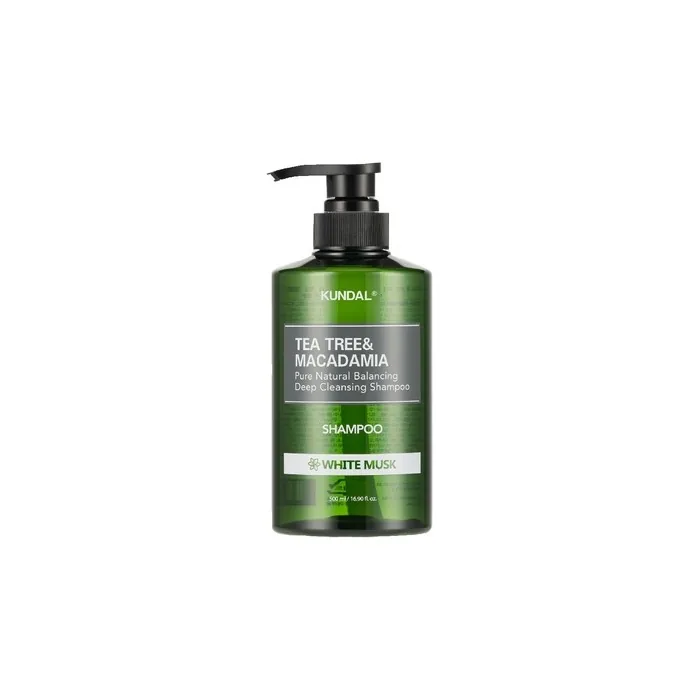 Kundal Tea Tree & Macadamia Deep Cleansing Shampoo 500ml White Musk