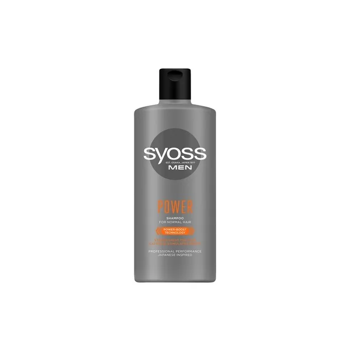 Syoss Men Power Shampoo For Normal Hair 440ml
