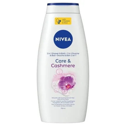 Nivea Shower Bath & Shampoo Care & Cashmere 2 in 1 750ml