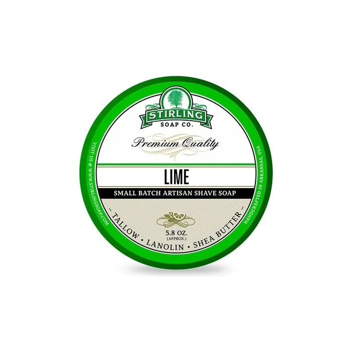 Stirling Soap Company Lime Shaving Soap 170ml