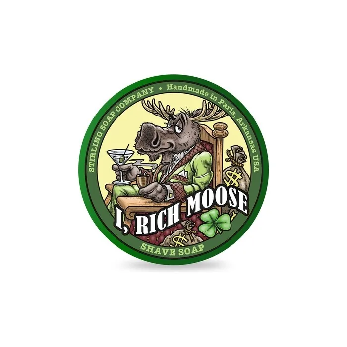 Stirling Soap Company I Rich Moose Shaving Soap 170ml