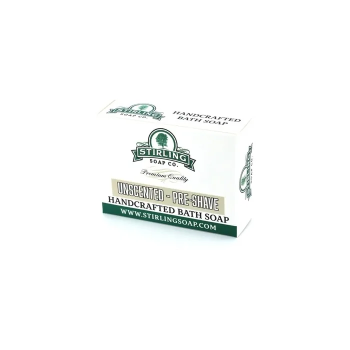 Stirling Soap Company Unscented Pre-Shave Soap 155g
