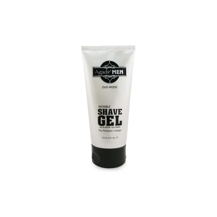 Agadir Argan Oil Men Invisible Shave Gel Oud Wood 177ml 6oz
