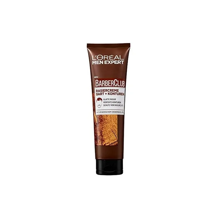 L'Oréal Men Expert Barber Club Beard Contour Shaving Cream Clear Texture with Cedarwood Oil 150ml