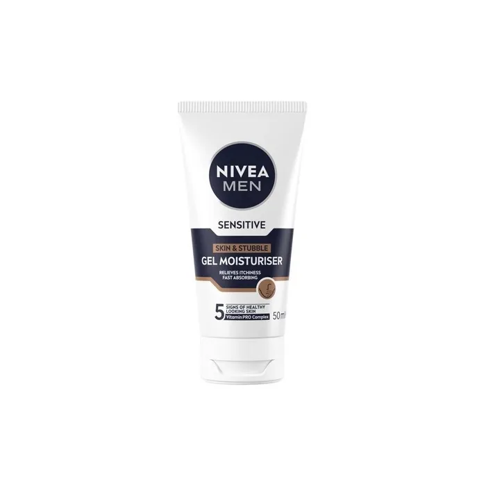 Nivea Men Skin Stubble Moisturizer Face Gel 50 Ml