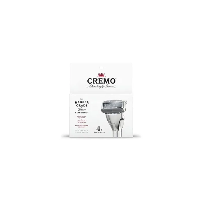 Cremo The Barber Grade Replacement Heads 4 Pieces