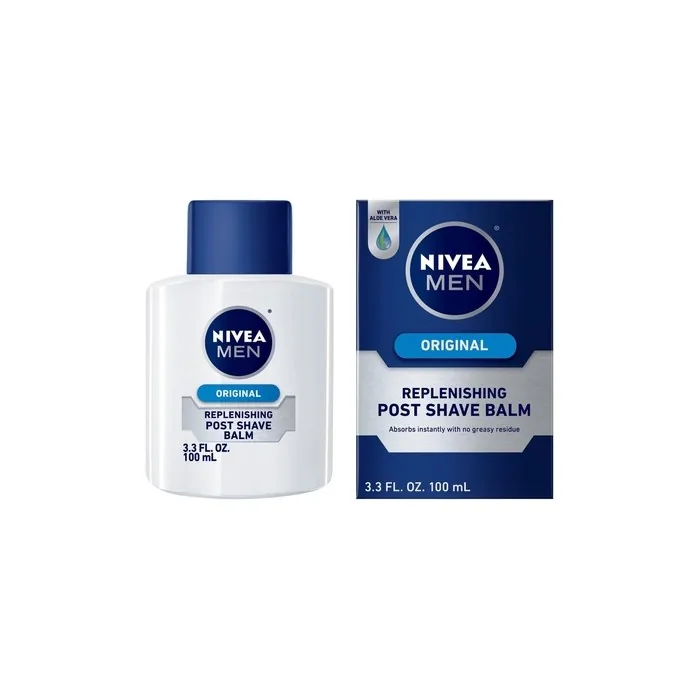 NIVEA MEN Protect & Care Replenishing Post Shave Balm 100ml - Soothing and Moisturizing Aftershave Balm