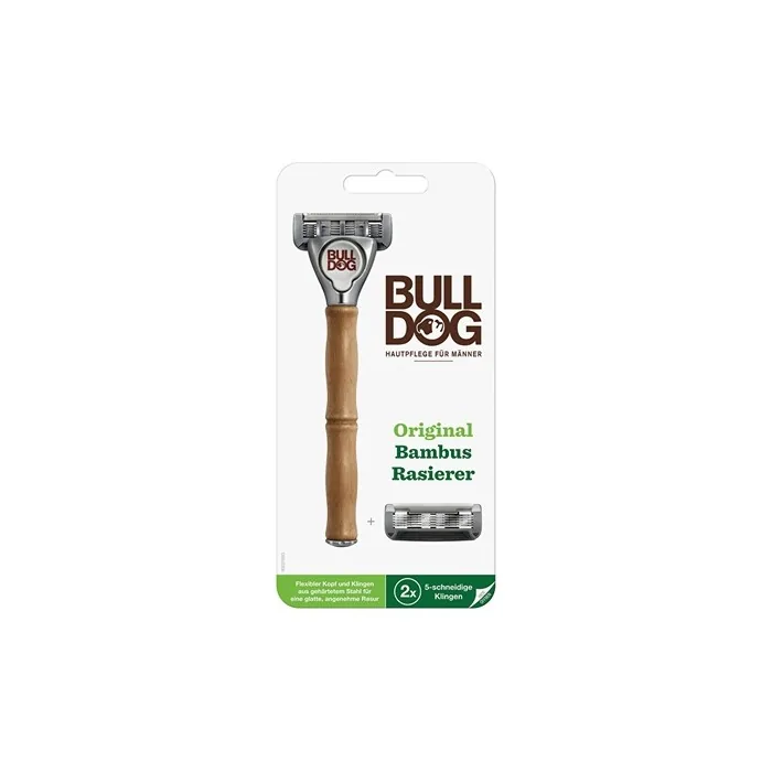 Bulldog Original Bamboo Shaver With 2 Spare Heads