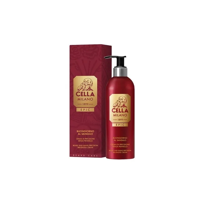 Cella Milano Epic Beard Precision Cream Buongiorno al Sandalo 175ml