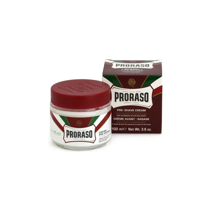 Proraso Pre-Shave Cream Softening Cream With Sandalwood Oil And Shea Butter 100ml