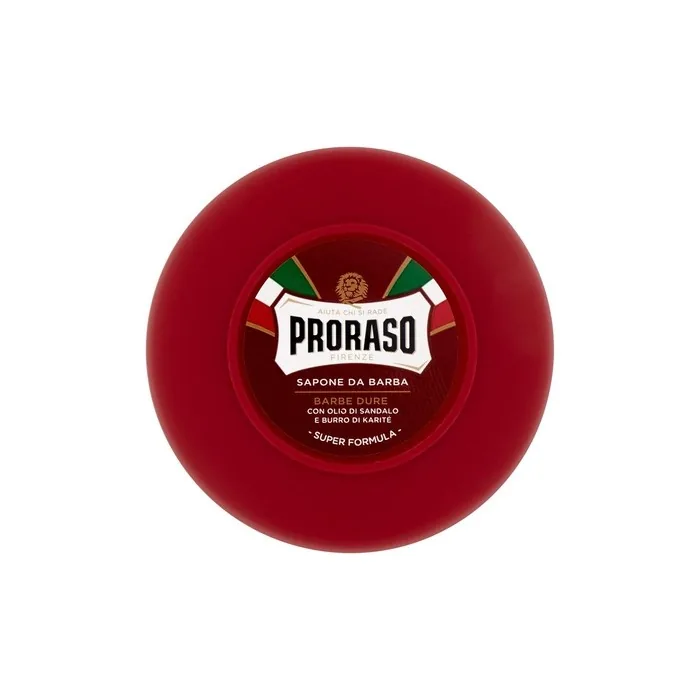 PRORASO Shaving Soap in Red Bowl 150ml
