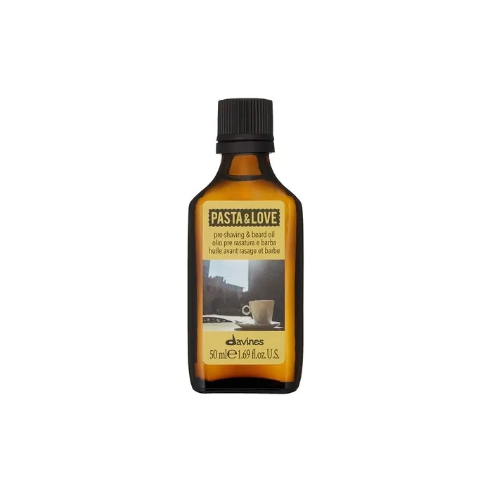 Davines Pasta & Love Men's Hydrating and Protective Pre-Shaving Plus Beard Oil 1.69 fl. Oz.