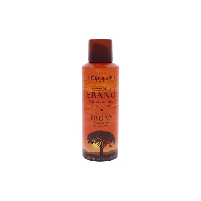 L'erbolario Ebony Beard Foam 200ml Fragrant Shaving
