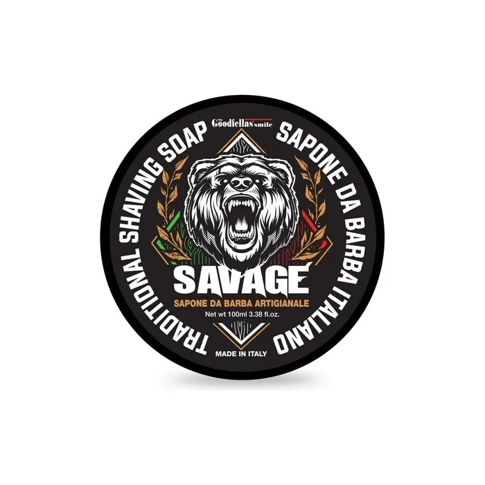 The Goodfellas' Smile Savage Traditional Shaving Soap Made In Italy 100g