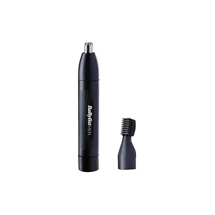 BaByliss MEN E652E Nose and Ear Hair Trimmer with Eyebrow Attachment