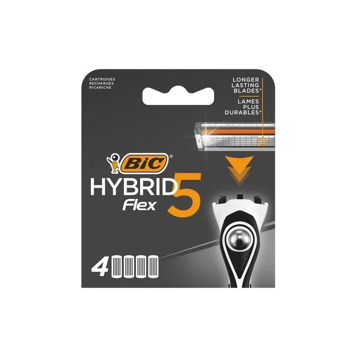 BIC Hybrid 5 Flex Men's Razor 5 Titanium Blades