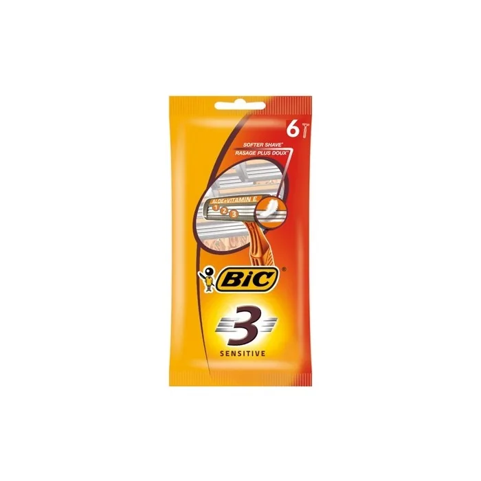 Bic Sensitive Razor 3 6 Pack