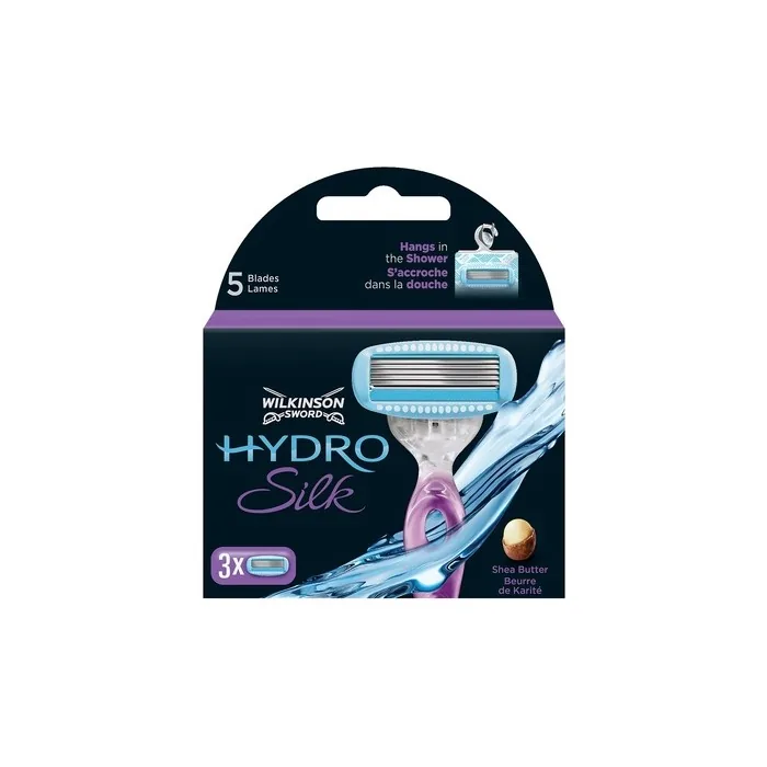 Wilkinson Sword Hydro Silk Replacement Blades For Razor - 3 Pieces