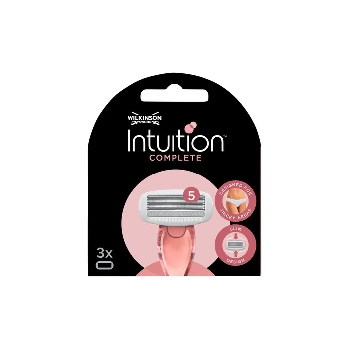 Wilkinson Sword Intuition Complete Replacement Blades For Razor - 3 Pieces