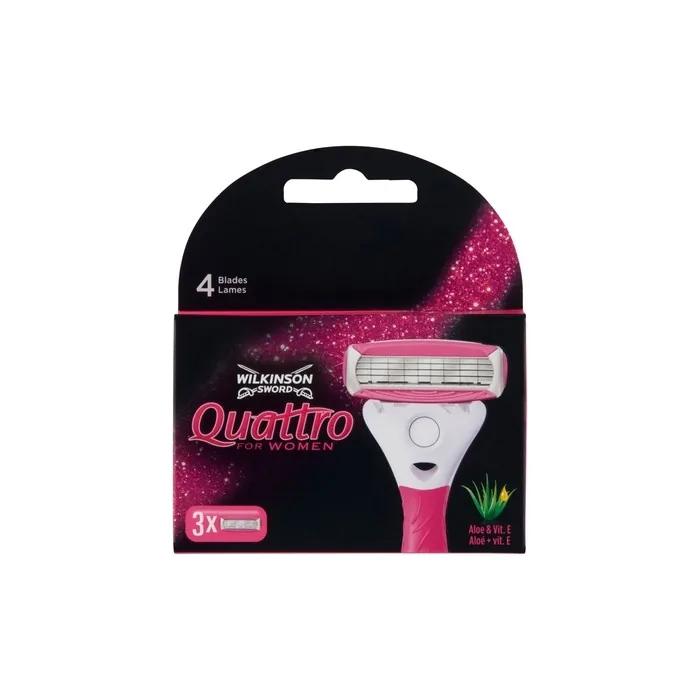Quattro Replacement Blades For Women - 3 Pieces