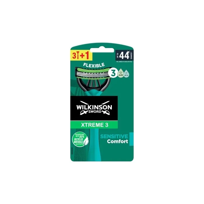 Wilkinson Sword Xtreme3 Sensitive Disposable Razors 4 Pack