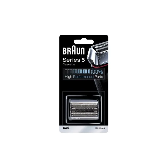 Braun Replacement Head With Foil For Combi Pack Series 5 Flex Motion 52s Silver Electric Shaver