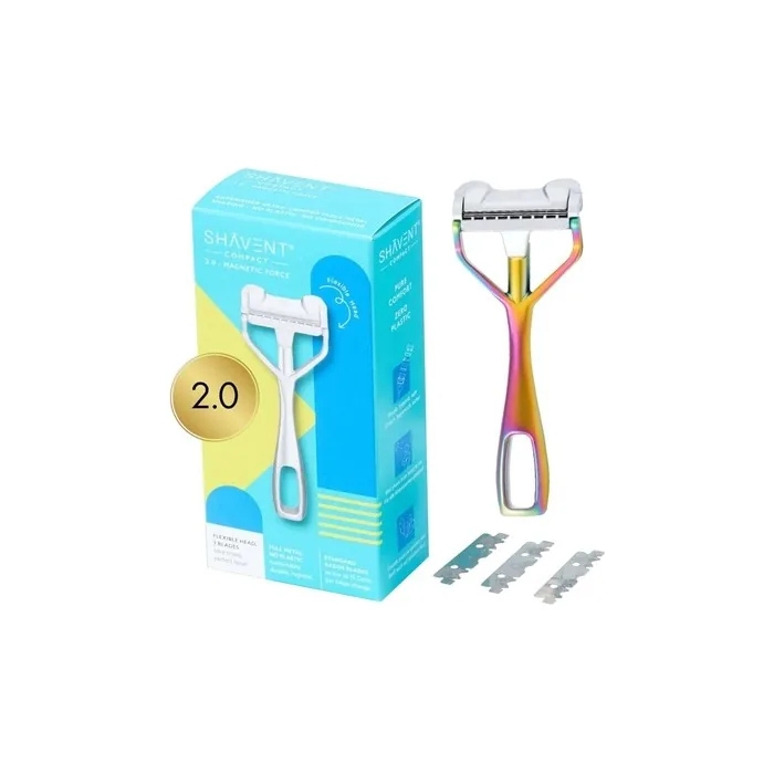 Shavent Compact 2.0 Magnetic Rainbow Single Edge Safety Razor