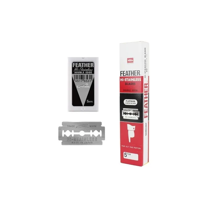 Feather Double Edge Safety Razor Blades 100 Count
