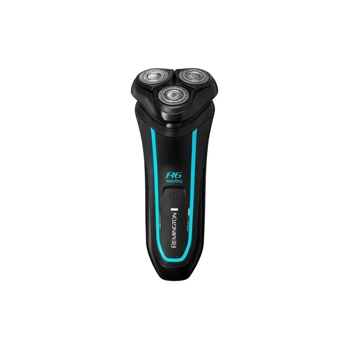 Remington R6 Aqua Men's Electric Shaver 100% Waterproof with Fold-out Detail and Long Hair Trimmer 60 Minute Lithium Battery USB Charging - R6000