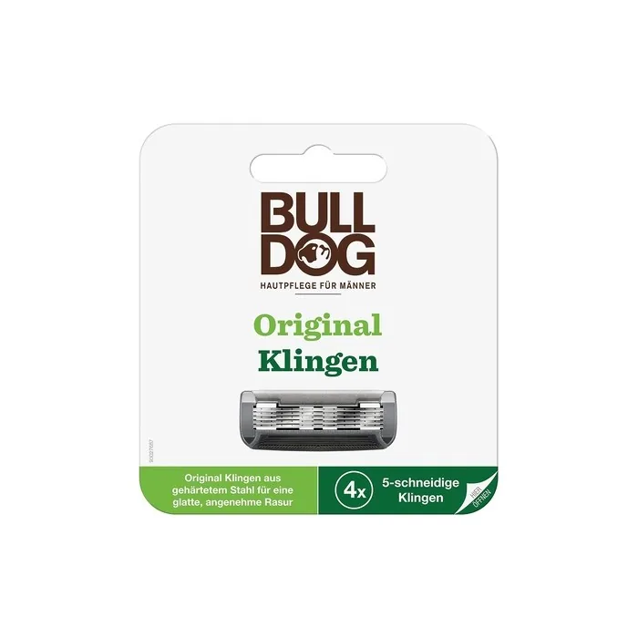Bulldog Men's Wet Shave Original Razor Blades 5-Blade - Pack of 4