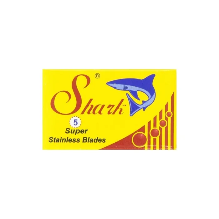 Shark Super Stainless Double Edge Safety Razor Blades 20 Packs of 5