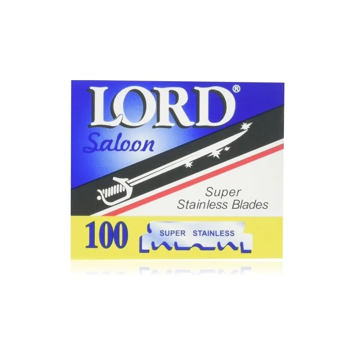 LORD Single Edge Razor Blades 100ct