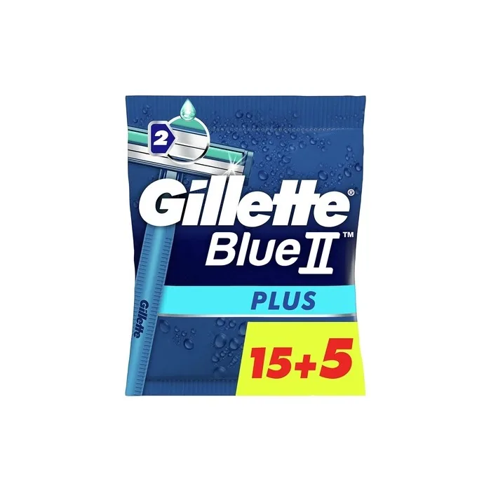 Gillette Blue II Plus Disposable Blades for Men