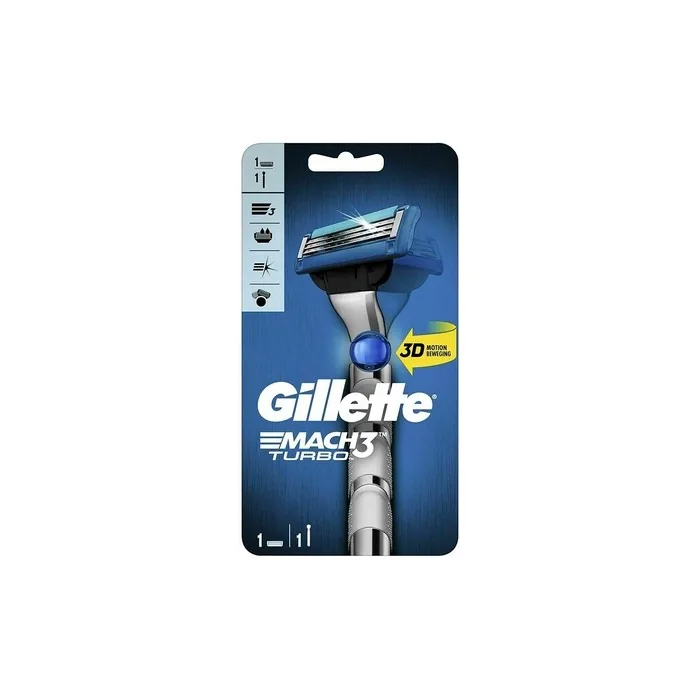 Gillette Mach 3 Turbo Razor + Cartridge