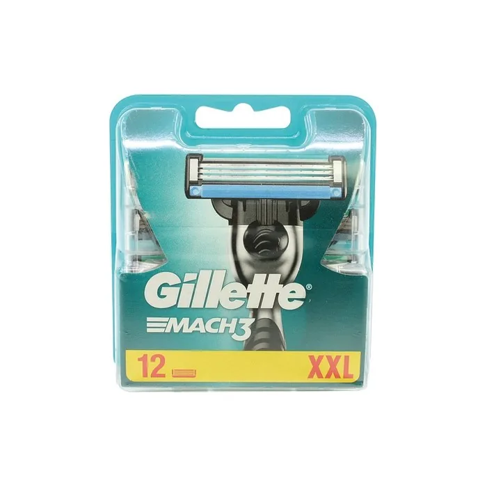 Gillette Mach3 12pc Blades High Performance Shaving Blades