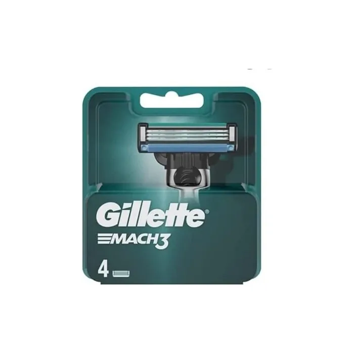 Gillette Mach3 Men's Razor Blades Replacement Blades Pack of 4