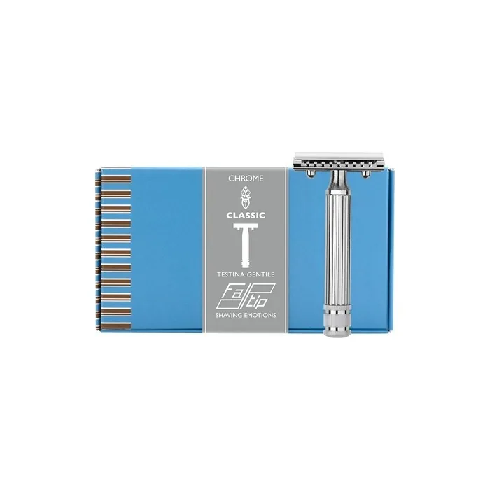 Fatip Double Cromato Grande Pc Edge Safety Razor Chrome
