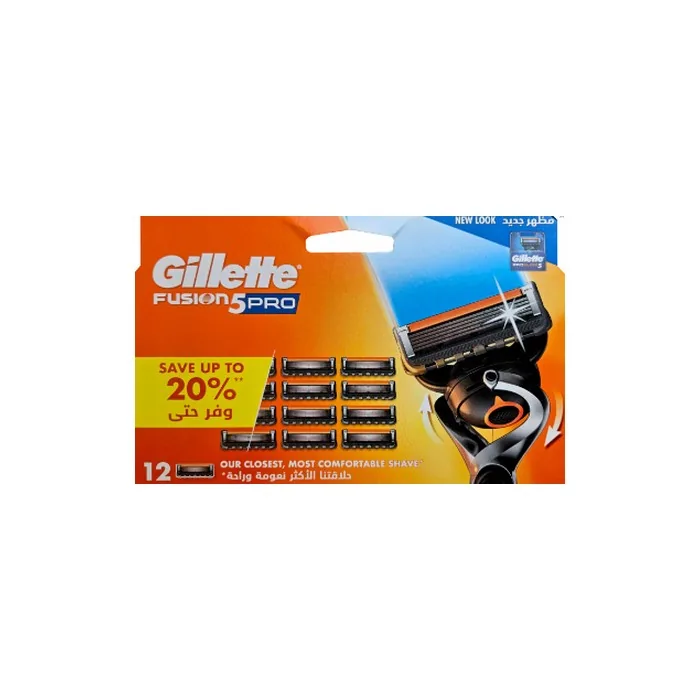 Gillette Fusion Pro Blades - 12 Pack