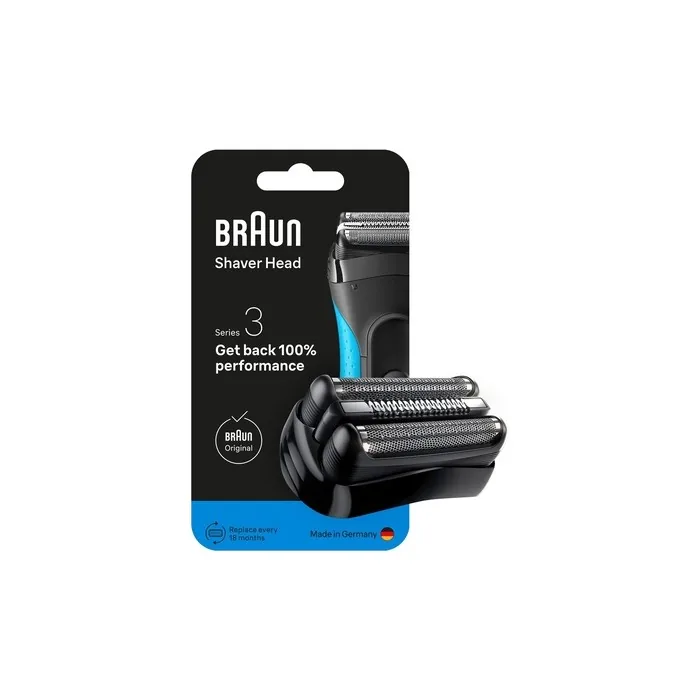 Braun Series 3 Electric Shaver Original Replacement Head 21b Black