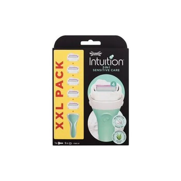 Wilkinson Sword Intuition 2in1 Sensitive Care Womens Shaver With 5 Heads