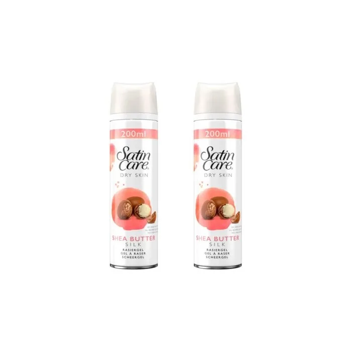 Gillette Satin Care Shea Butter Silk Shaving Gel 200ml