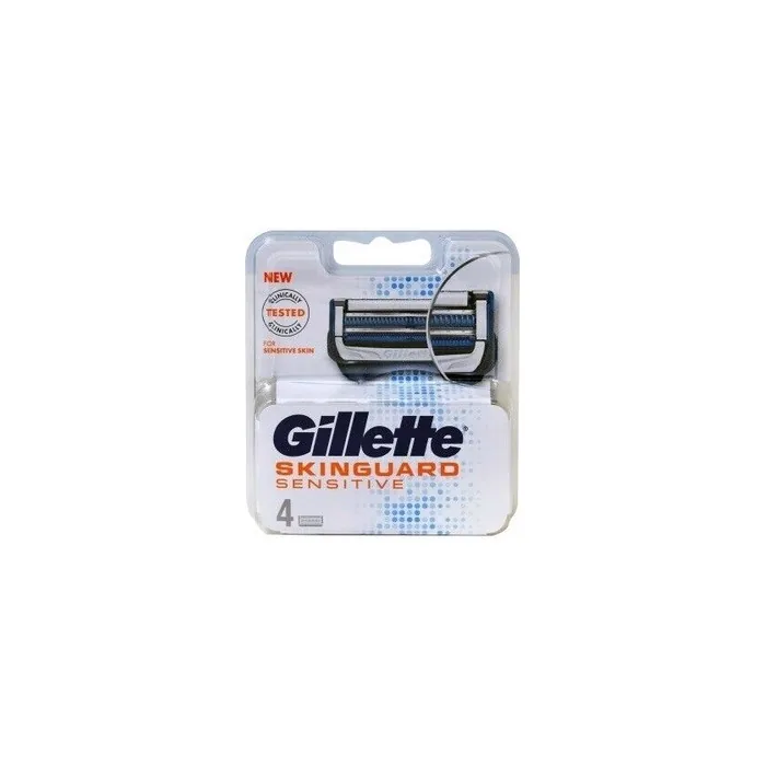 Gillette SkinGuard Sensitive Skin Razor Blades Against Irritations Precision - Pack of 4