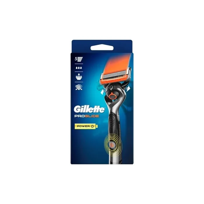 Gillette ProGlide Power Men's Shaver with 5 Anti-friction Blades