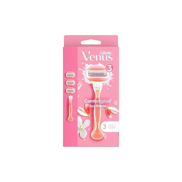 Gillette Venus Spa Breeze Razor with 3 Refills