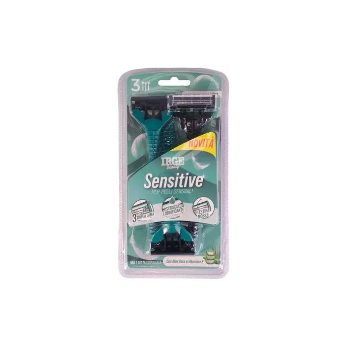 IRGE Sensitive Disposable Razor 3 Blades - Pack of 3