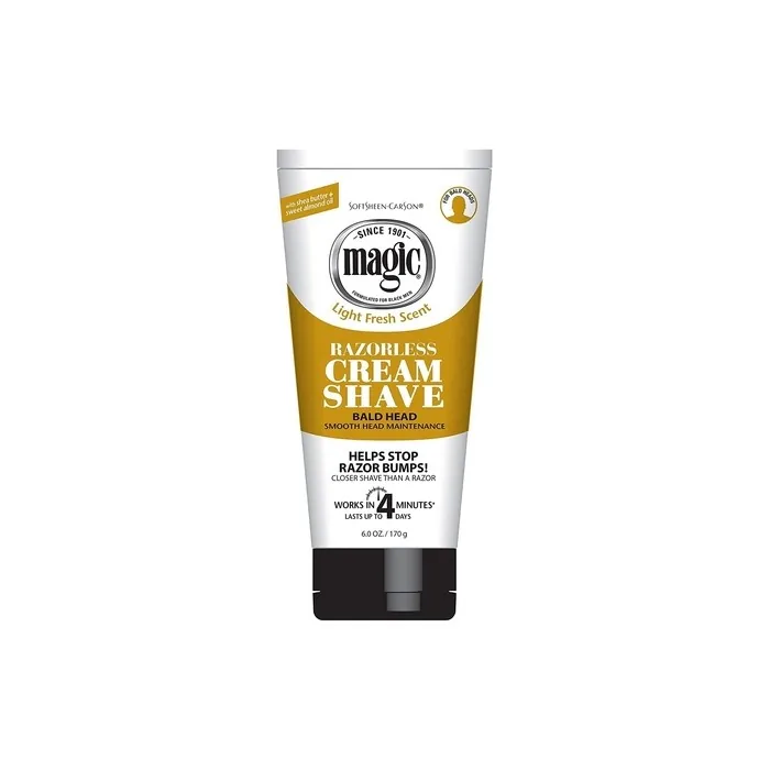Magic Hair Removal & Shaving Cream Smooth Strength Bald Head Maintenance 170g